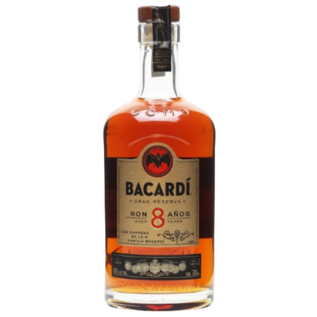 RUM BACARDI 8 ANOS CL 70