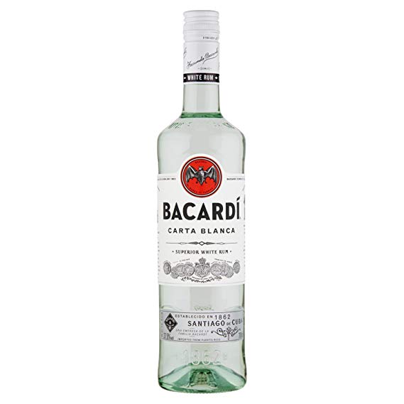 RUM BACARDI CARTA BLANCA CL 100