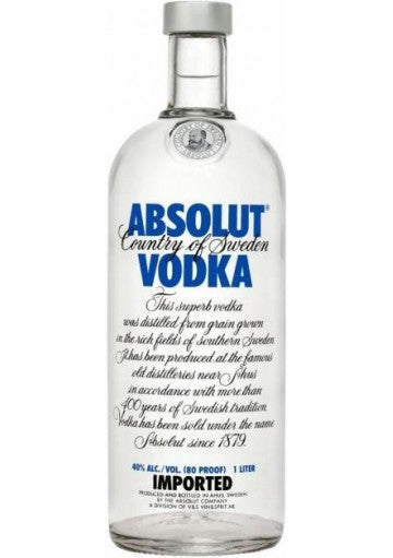 VODKA ABSOLUT BLUE LT 1
