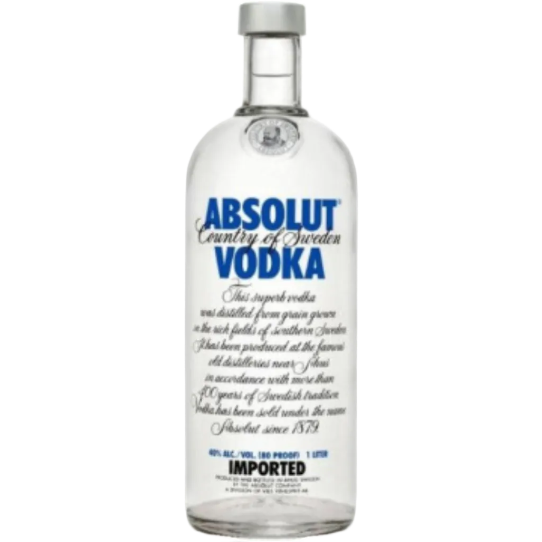VODKA ABSOLUT BLUE LT 1