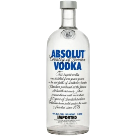 VODKA ABSOLUT BLUE LT 1