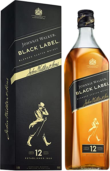 WHISHY JOHNNIE WALKER BLACK LABEL LT 1