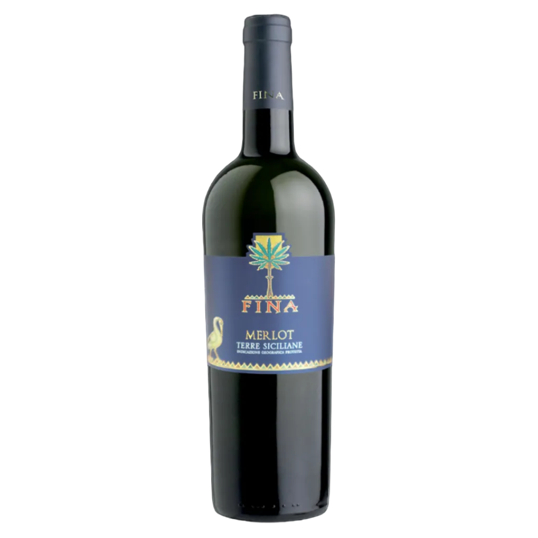 VINO FINA MERLOT TERRE SICILIANE CL 75